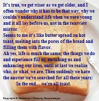 butter on toast quote